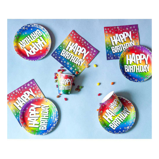 Boland papieren servetten happy birthday, 20st.