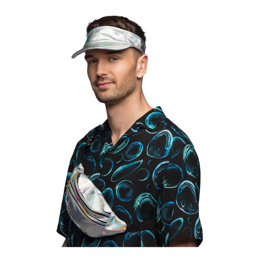 Boland accessoiresset holo festival zilver