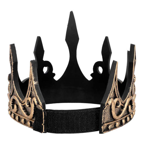 Boland kroon middeleeuwse koning schuim