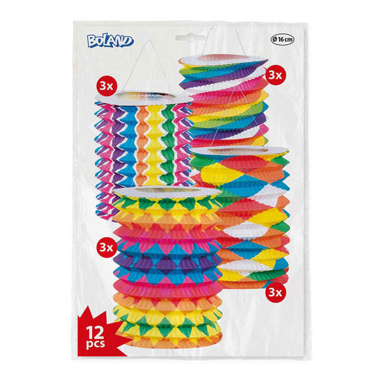 Boland papieren treklampionnen 16cm, 12st.