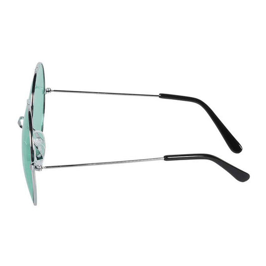 Boland partybril hippie xl groen