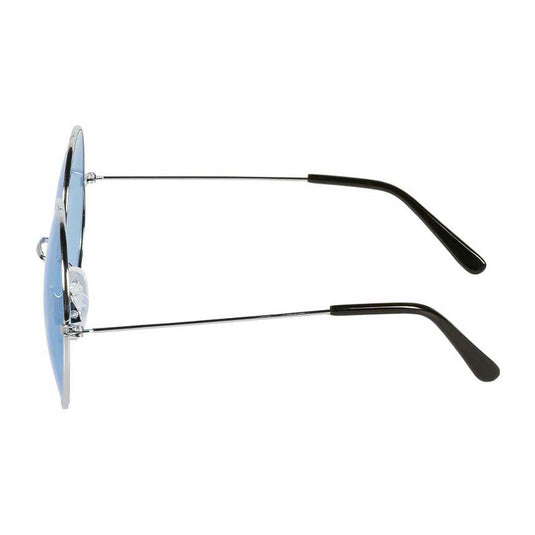 Boland partybril hippie xl blauw