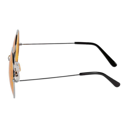 Boland partybril hippie xl oranje