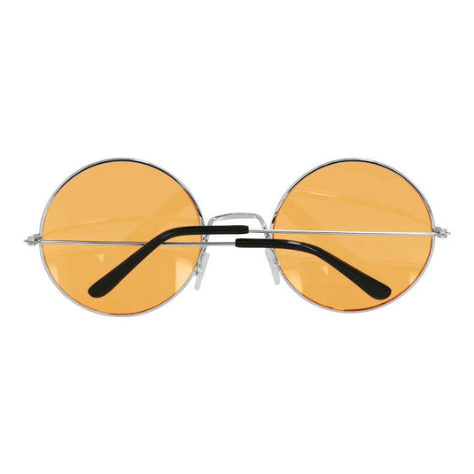 Boland partybril hippie xl oranje