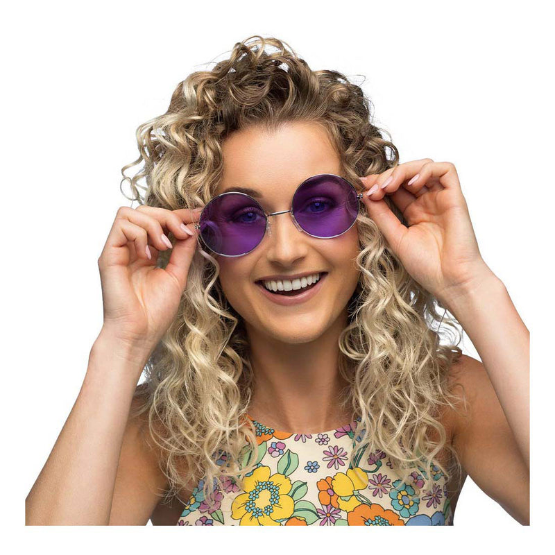 Load image into Gallery viewer, Boland partybril hippie xl paars
