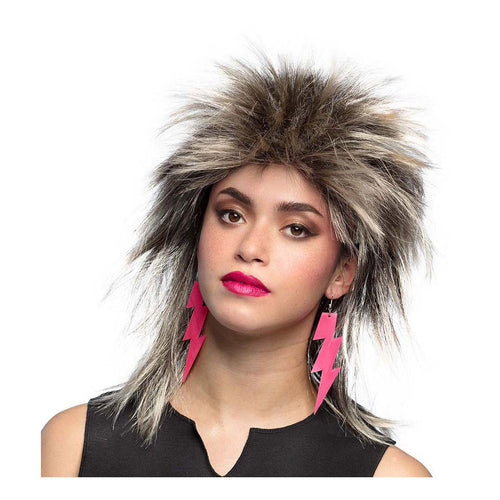 Boland oorbellen flash neon roze