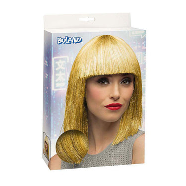 Boland pruik crazy goud