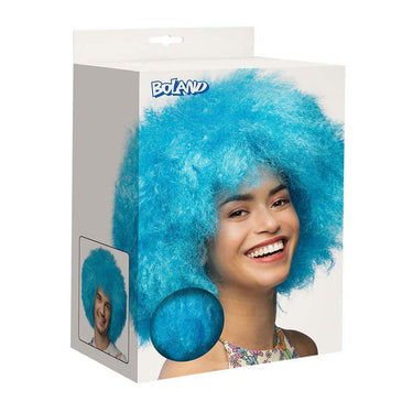 Boland pruik sugar neon blauw