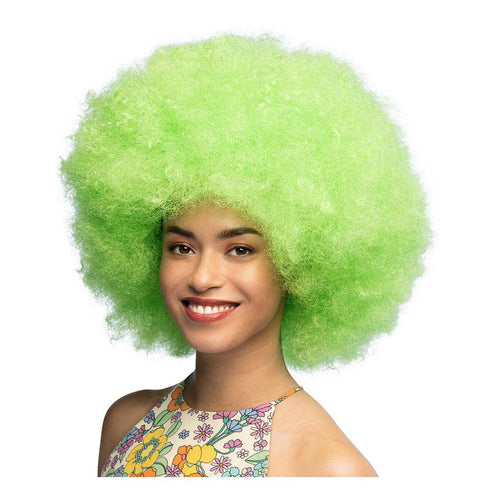 Boland pruik sugar neon groen