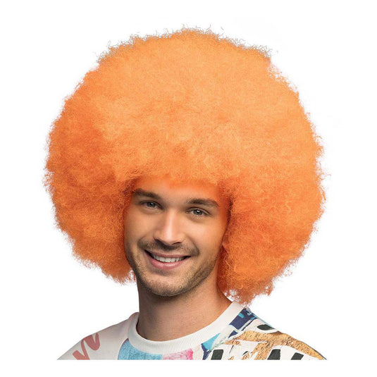 Boland pruik sugar neon oranje