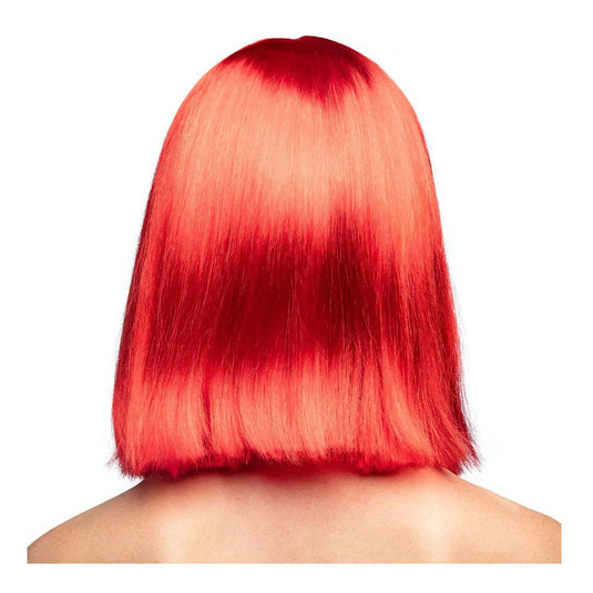 Boland pruik dance neon rood