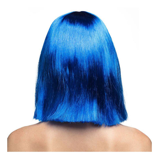 Boland pruik dance blauw