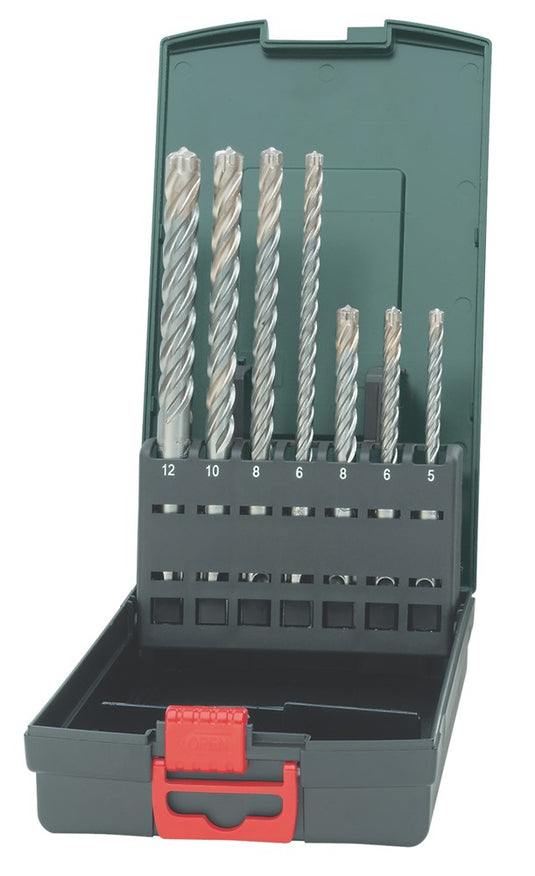 Metabo accessoires sds-plus p4p borenset (7 dlg.) - 626245000