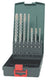 Metabo accessoires sds-plus p4p borenset (7 dlg.) - 626245000