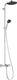 Hansgrohe activera s - showerpipe - ecosmart waterbesparend - ecostat thermostaat - 240mm maat - 1 straalfunctie - chroom