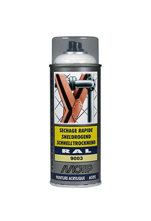 Industrial ral9003 400ml. motip