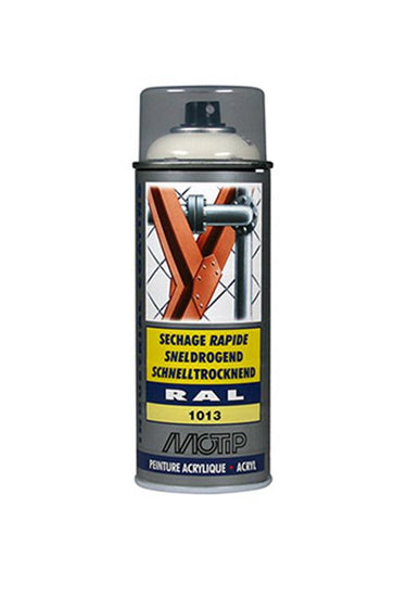 Motip 1051649 - ind. ral 1013 parelwit spuitbus 400 ml | 1 stuks
