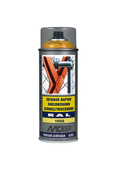 Motip 1051651 - ind. ral 1032 brem geel spuitbus 400 ml | 1 stuks