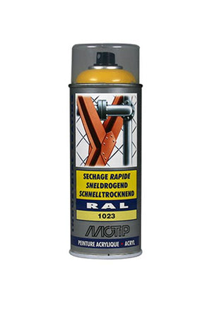 Motip 1051660 - ind. ral 1023 verkeers geel spuitbus 400 ml | 1 stuks