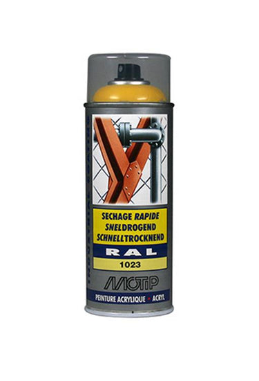 Motip 1051660 - ind. ral 1023 verkeers geel spuitbus 400 ml | 1 stuks