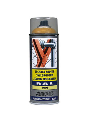 Motip 1051662 - ind. ral 1005 honing geel spuitbus 400 ml | 1 stuks