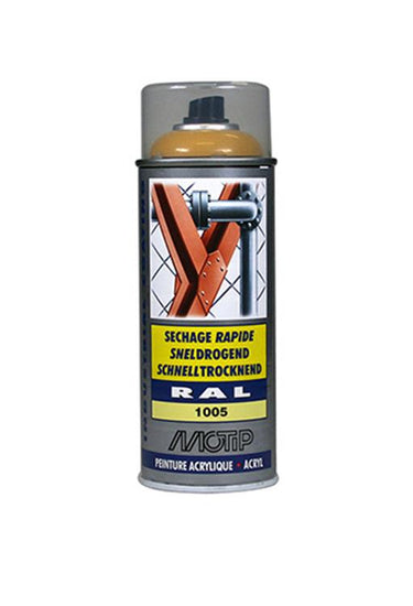 Motip 1051662 - ind. ral 1005 honing geel spuitbus 400 ml | 1 stuks