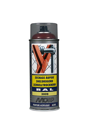 Motip 1051684 - ind. ral 3009 oxyde rood spuitbus 400 ml | 1 stuks