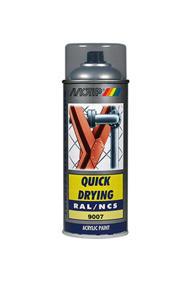 Motip 1051745 - ind. ral 9007 grijs alu met. spuitbus 400 ml | 1 stuks