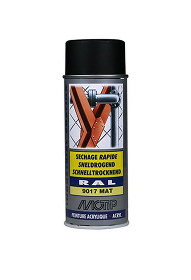 Motip 1051737 - ind. ral 9017 signaal zwart spuitbus 400 ml | 1 stuks