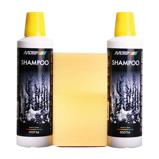 Motip 1051510 - shampoo wash and shine flacon 2x 500ml | 1 stuks
