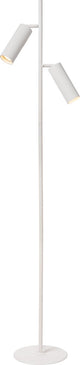 Lucide clubs - vloerlamp - 2xgu10 (mr16) - wit