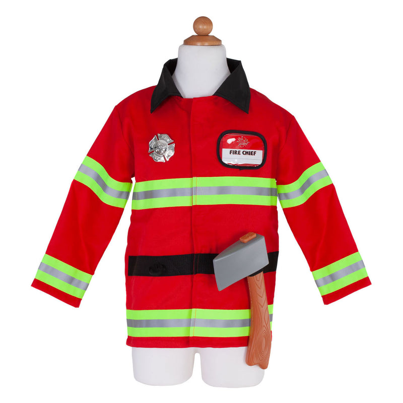 Load image into Gallery viewer, Great pretenders verkleedset brandweer, 3-4 jaar

