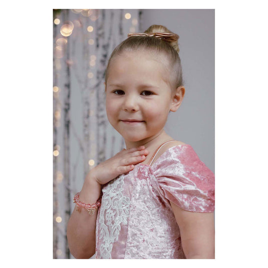 Great pretenders precious bows kralenarmband roze