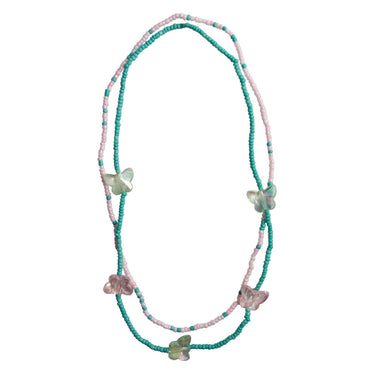Great pretenders pretty shy butterfly kettingset - 2st.