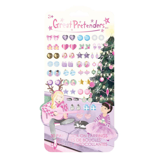 Great pretenders feestelijke plakoorbellen - 30st.