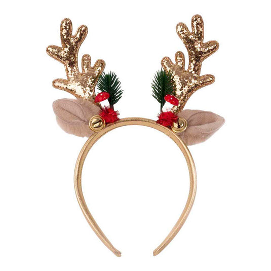 Great pretenders holiday rudolph haarband - goud
