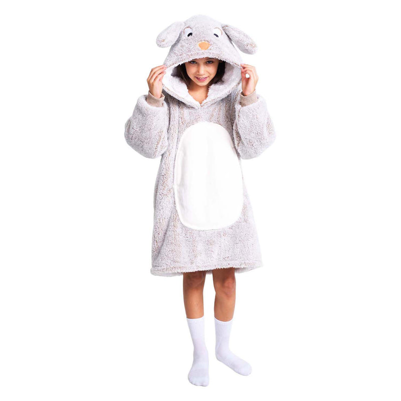 Load image into Gallery viewer, Noxxiez knuffel hoodie medium trui konijn , kinderen tot 160cm
