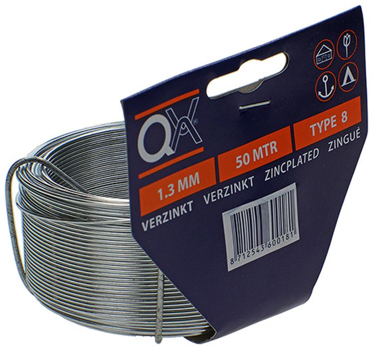 Load image into Gallery viewer, Qx 1013367 - binddraad verz.1,3mm n.8 | 5 stuks
