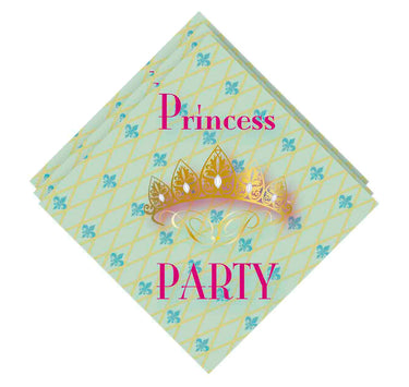 Haza witbaard servetten princess party, 20st.