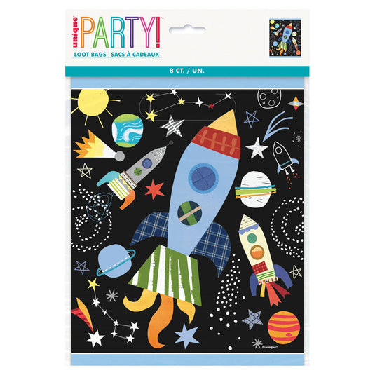 Uitdeelzakjes ruimtevaart, 8st.