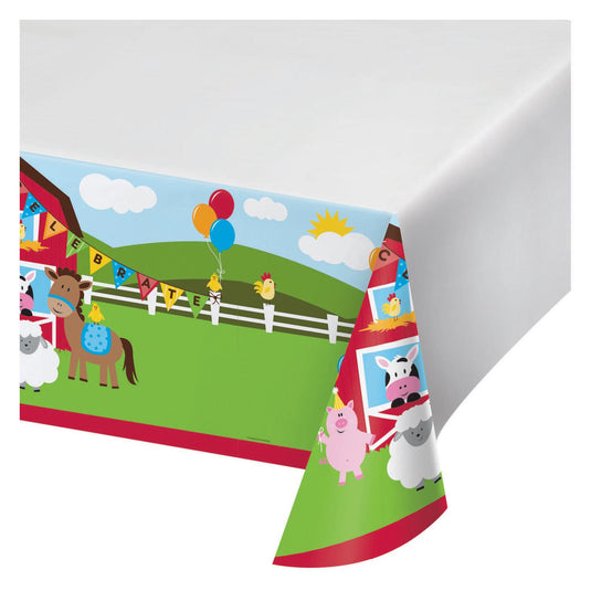 Haza witbaard boerderij tafelkleed