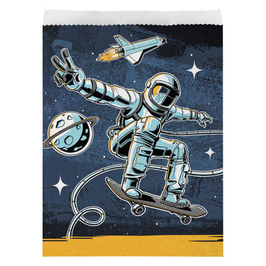 Haza witbaard astronaut uitdeelzakjes, 8st.