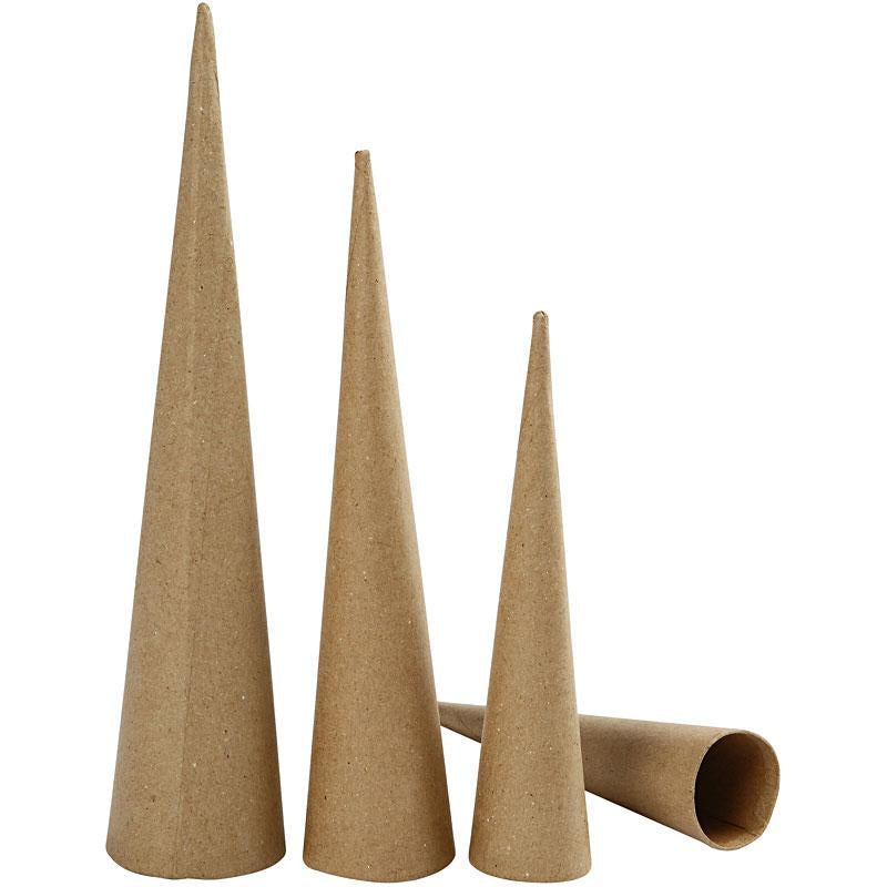 Afbeelding laden in galerijviewer, Https: www.cchobby.nl hoge-kegels-h-20-25-30-cm-d-4-5-6-cm-3-stuk-1-doos
