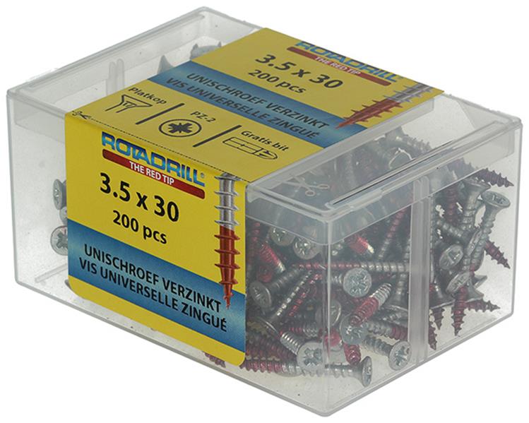 Load image into Gallery viewer, Rotadrill 1039967 - universeelschroef vkpzd vz 3.5x30mm (200) | 4 stuks
