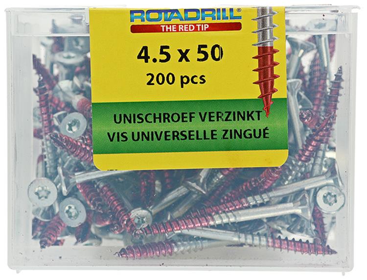Load image into Gallery viewer, Rotadrill 1039998 - universeelschroef vktx vz 4.5x50mm (200) | 4 stuks
