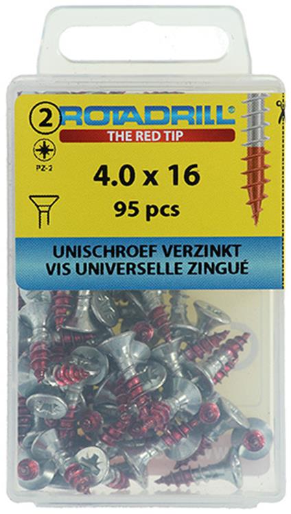 Load image into Gallery viewer, Rotadrill 1039797 - universeelschroef vk pzd vz 4.0x16mm (95) | 6 stuks
