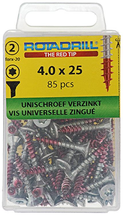 Load image into Gallery viewer, Rotadrill 1039934 - universeelschroef vktx vz 4.0x25mm (85) | 6 stuks
