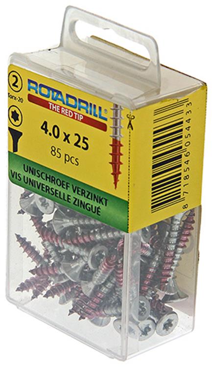 Load image into Gallery viewer, Rotadrill 1039934 - universeelschroef vktx vz 4.0x25mm (85) | 6 stuks
