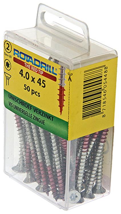 Load image into Gallery viewer, Rotadrill 1039938 - universeelschroef vktx vz 4.0x45mm (50) | 6 stuks

