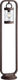 Trio sambesi - paalverlichting - roestkleur - excl. 1x e27 4w - schemeringsensor - buitenverlichting - ip44